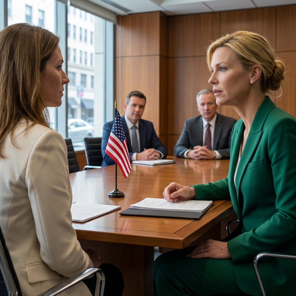 my mom lured me into a “family meeting.” when i arrived, a lawyer was already there, papers stacked and a pen waiting, ready to make me sign everything over. when i refused to hand over the inheritance, the threats started. i just smiled and said, “one… two… three… four… five. you’re a lot of people.” then i added calmly: “funny thing is – i only brought one person too.”