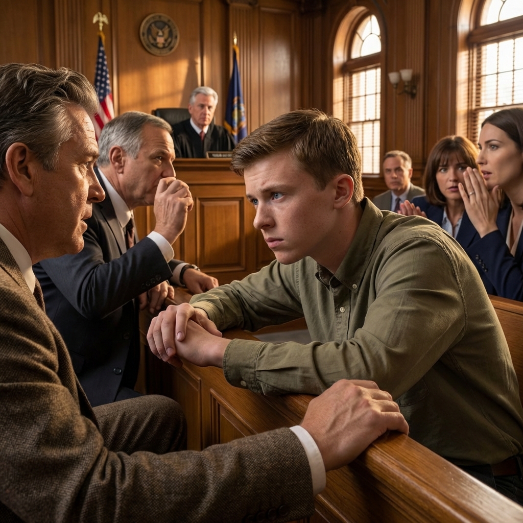 Thirteen years ago, my wife walked out with another man, leaving behind a son on the autism spectrum. I raised him alone. At 17, his painting sold for $3.9 million. She came back—with a lawyer—demanding “mother’s rights” and the money. Exhausted, I said, “Go ahead and take it.” But the boy leaned in and whispered, “Let me handle it.”