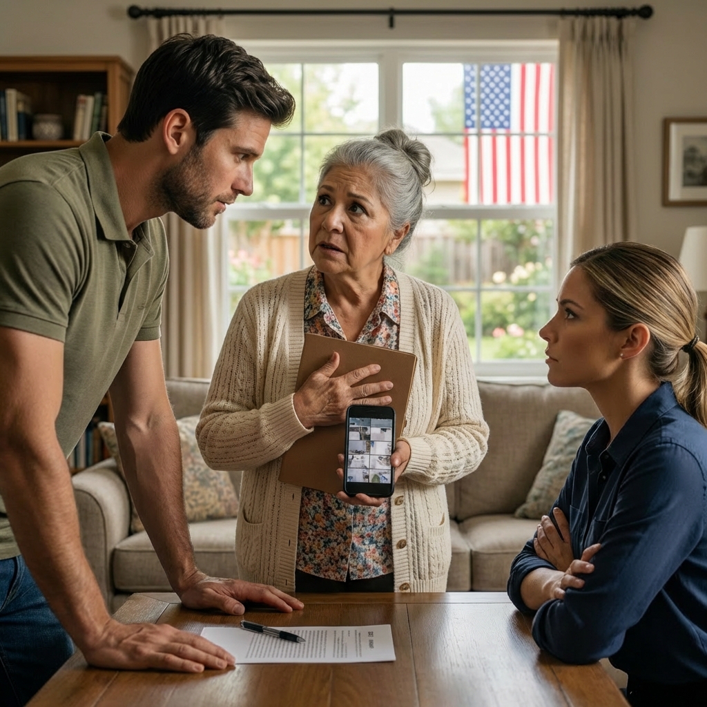 I let my 40-year-old son move back in so I wouldn’t be alone. Then I watched him on my security camera kneeling over my paperwork, hunting for my house deed like it was a winning lottery ticket. And when I heard him call me “confused,” I realized something big was coming—and it wasn’t love.