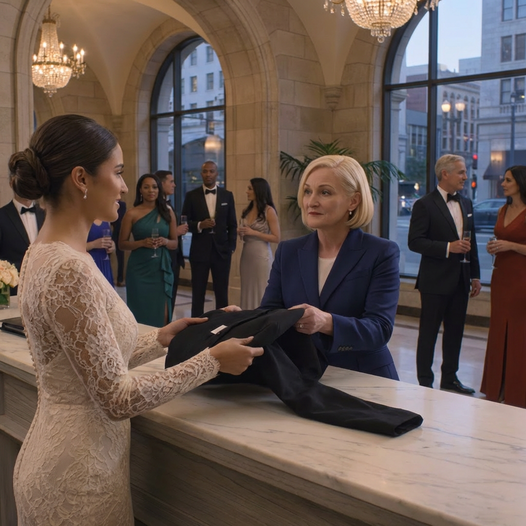 Help With Coats,” Mom Said. “The Governor Is Speaking. Don’t Embarrass Me.” I Took The Apron. Then Governor Martinez Announced: “Thank You To Director Chen, Who Runs Our $2.1B Foundation.” He Pointed At Me. MOM’S GLASS SHATTERED.