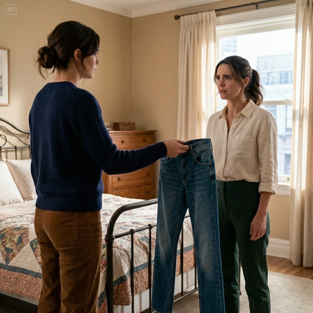 My best friend made me wear plain jeans and a basic shirt to the biggest date-selection event of the year… because she said I “wasn’t the chosen type.”