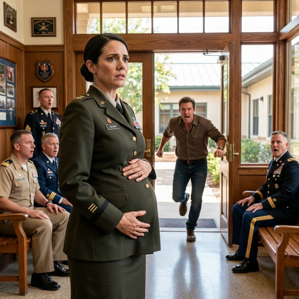 Seven months pregnant and about to be promoted to Major, I was blindsided when my stepbrother, Kyle, stormed into the hall and drove his fist into my stomach. I collapsed into a spreading pool of blood while my own mother shrieked, “Don’t ruin his life—Kyle is fragile! You can have another baby!” They thought I’d swallow it for “family,” stay quiet, and disappear. They forgot I’m a Marine—and what I uncovered next shattered them both…