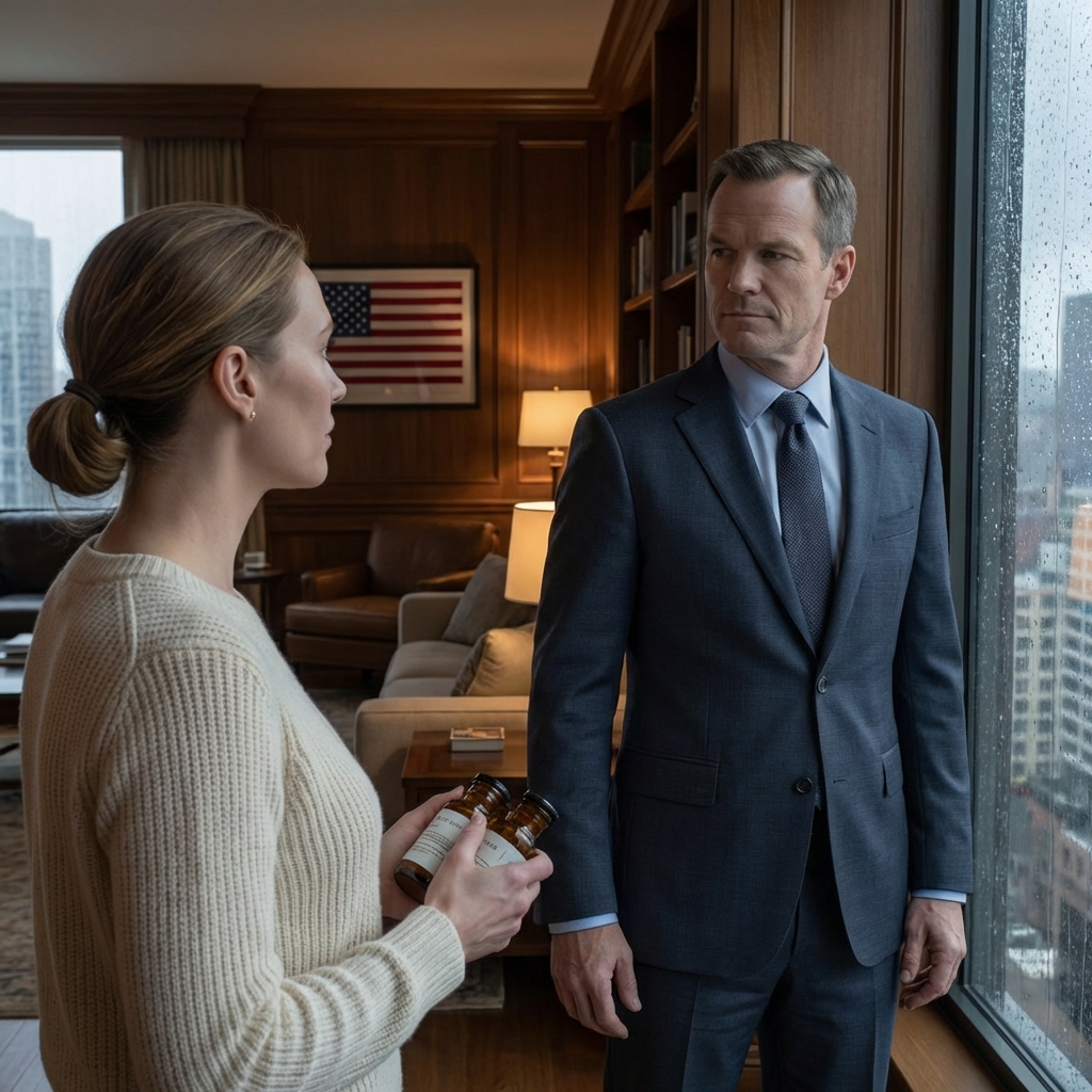 To save my brother in the ICU with a $375,000 bill, I signed into a six month marriage with a tech billionaire in a lawyer’s office. I thought I was simply trading a signature for hospital care. But that night, medication bottles rolled across the sink, the prescriptions did not match, and I realized his “death” was being pushed closer day by day by someone