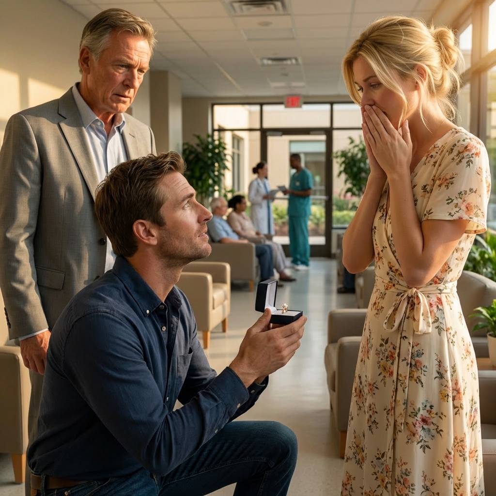 “This is the woman I choose,”While His Pregnant Wife Was Rushed Into Surgery — He Proposed To His Mistress As Her Father Watched