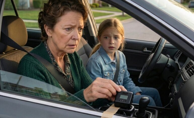 I drove my son’s car to pick up my 8-year-old granddaughter, and she immediately whispered that the car felt strange and different. I asked if she was feeling sick, but she kept staring at the seats like she recognized something. I felt my stomach drop even though nothing looked out of place. I told her we’d take a taxi home, just to be safe. When we got home, my husband’s eyes widened and his hands started shaking.