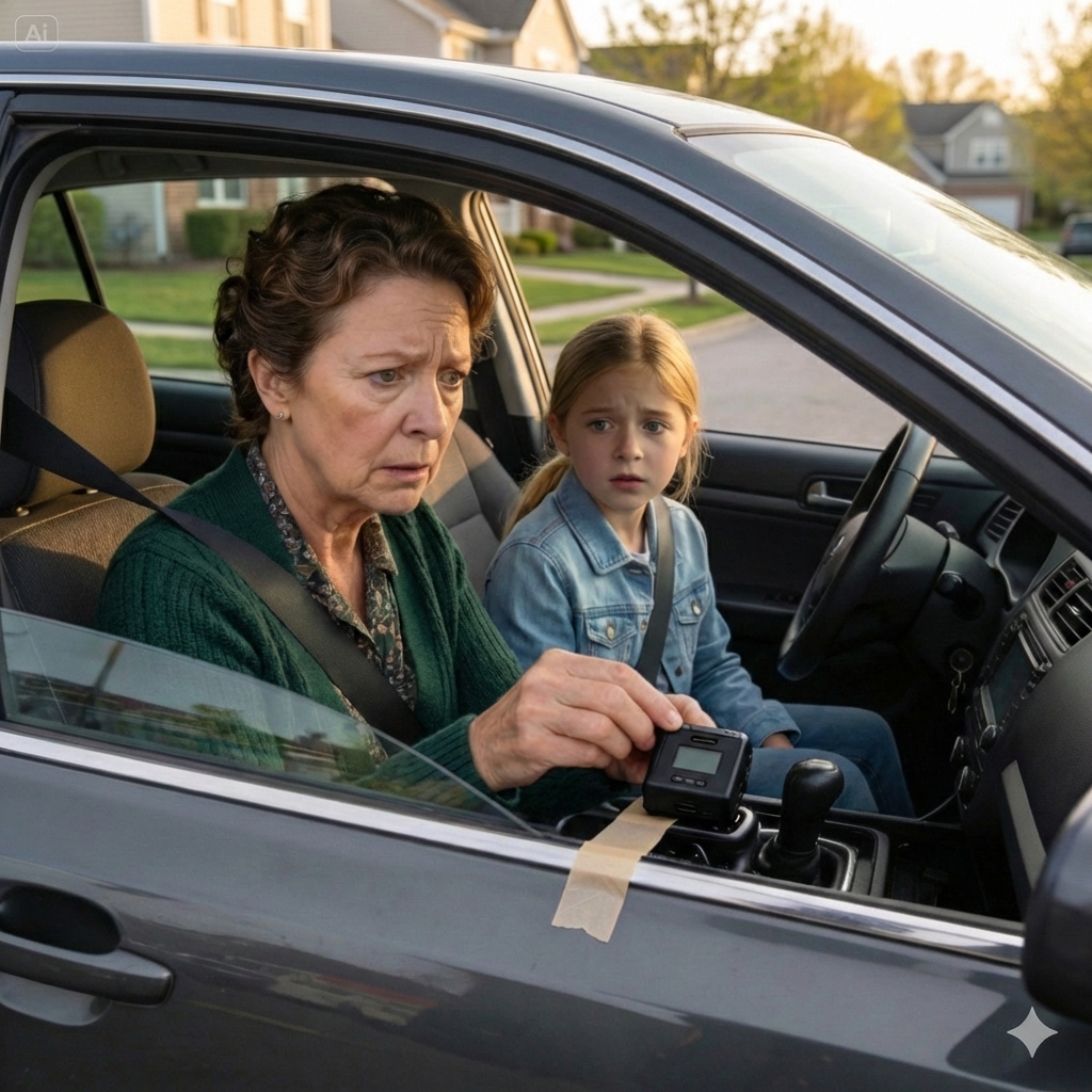 I drove my son’s car to pick up my 8-year-old granddaughter, and she immediately whispered that the car felt strange and different. I asked if she was feeling sick, but she kept staring at the seats like she recognized something. I felt my stomach drop even though nothing looked out of place. I told her we’d take a taxi home, just to be safe. When we got home, my husband’s eyes widened and his hands started shaking.