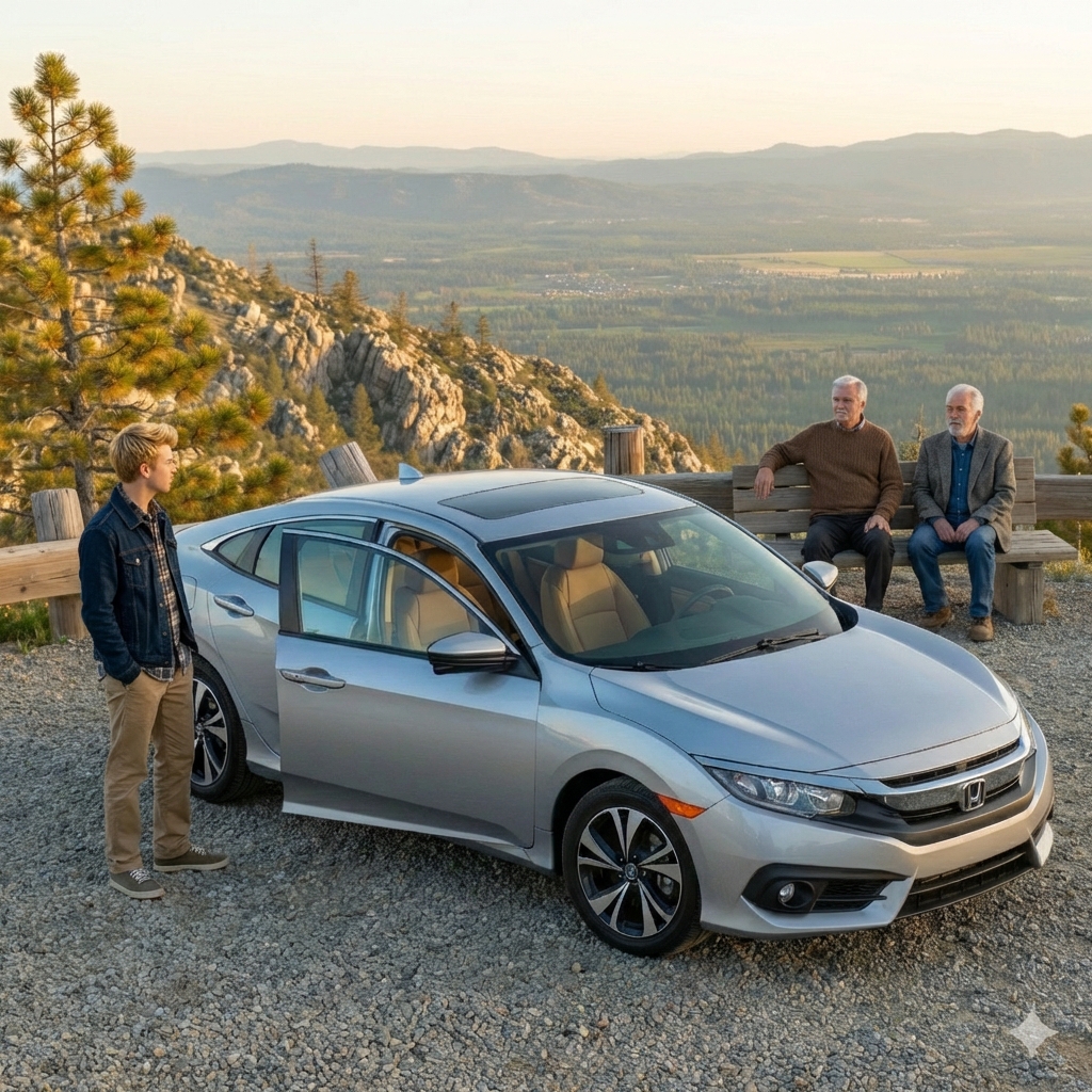 I Bought A Used Car. The Gps Had One Saved Address Labeled “Home.” I Assumed The Last Owner Forgot To Delete It. But I Got Curious And Drove There Anyway. It Led Me To A Mountain Overlook… And An Old Man Was Already Waiting.