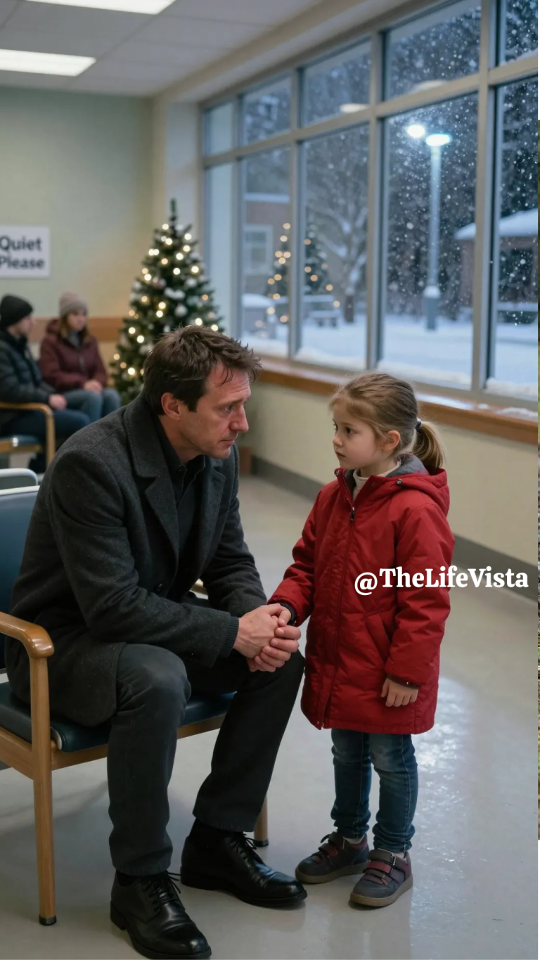 “Please Don’t Cry, Sir… You Can Borrow My Mom,” the Little Girl Whispered to the Man Everyone Said Owned the City