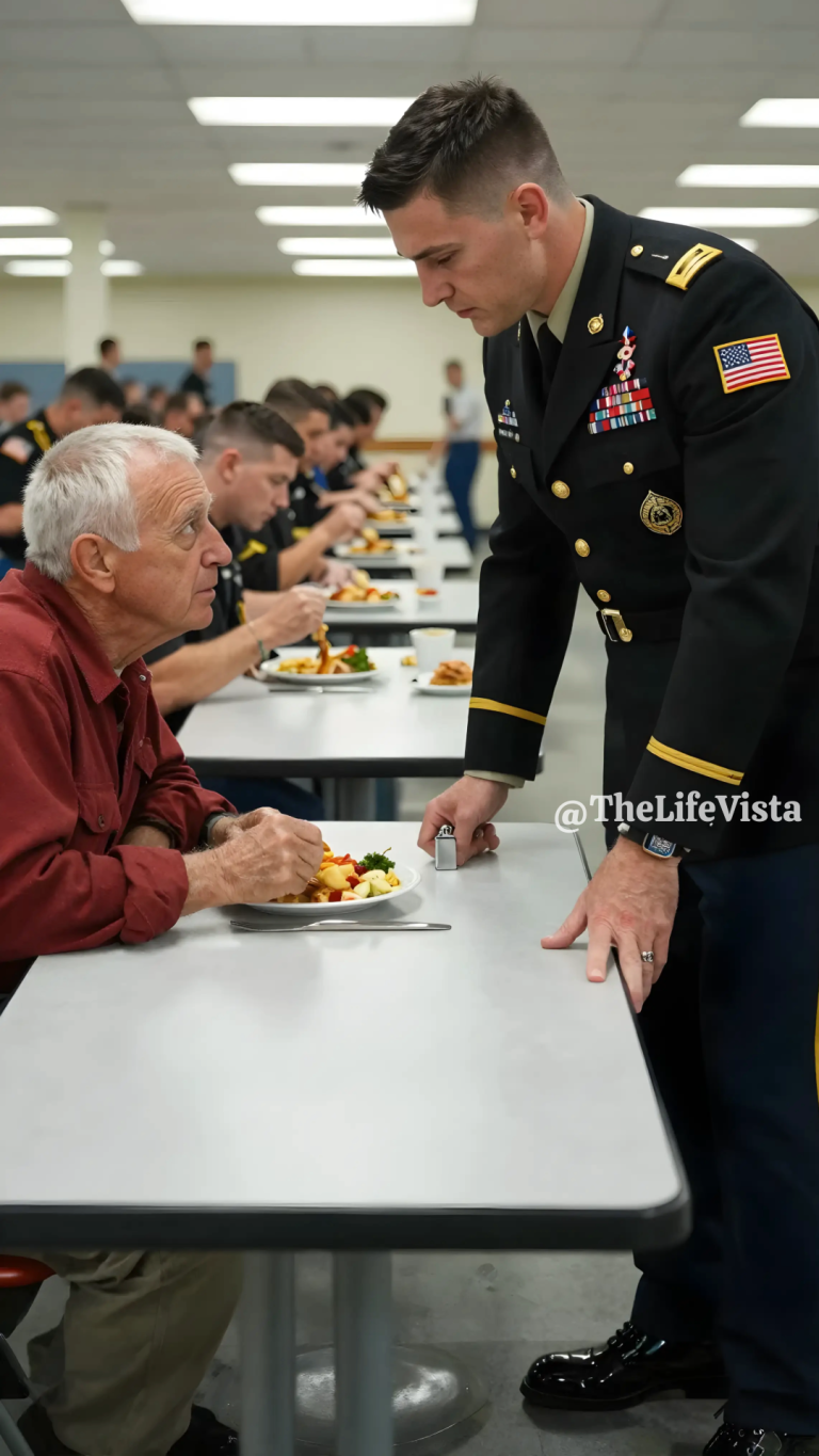 IN A MESS HALL OF 300 MARINES, A STAFF SERGEANT HUMILIATED THE SILENT JANITOR AND SNATCHED HIS OLD LIGHTER—HE READ THE ONE NAME ENGRAVED ON IT, AND THE ROOM WENT DEAD STILL JUST BEFORE THE COMMANDANT HIMSELF WALKED IN TO PAY A DEBT FROM FIFTY YEARS AGO