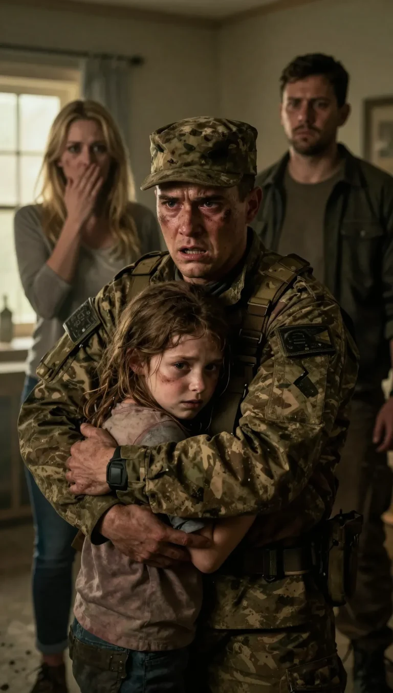 The Day a War Veteran Returned and Found His Daughter Sleeping Among Livestock, Exposing a Truth No One Wanted to Admit