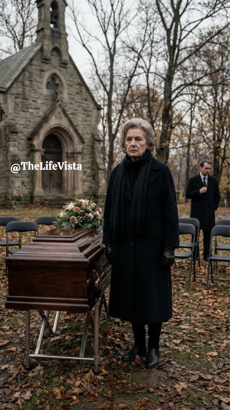 At my husband’s funeral, I was the only one there. Our children chose parties instead of saying goodbye to their father. The next morning, I did something no one expected…