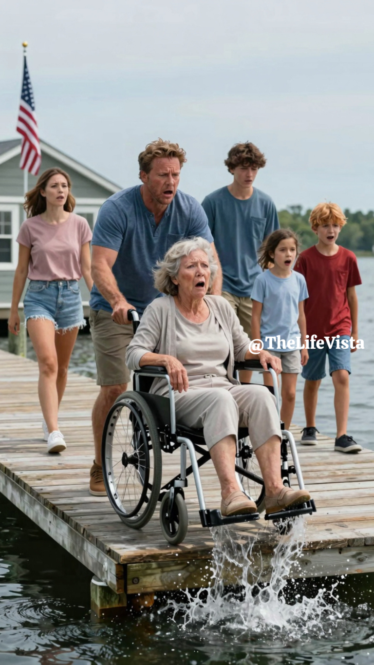 They pushed my wheelchair into the lake and said, “She went under—now we get the eleven million dollars.”