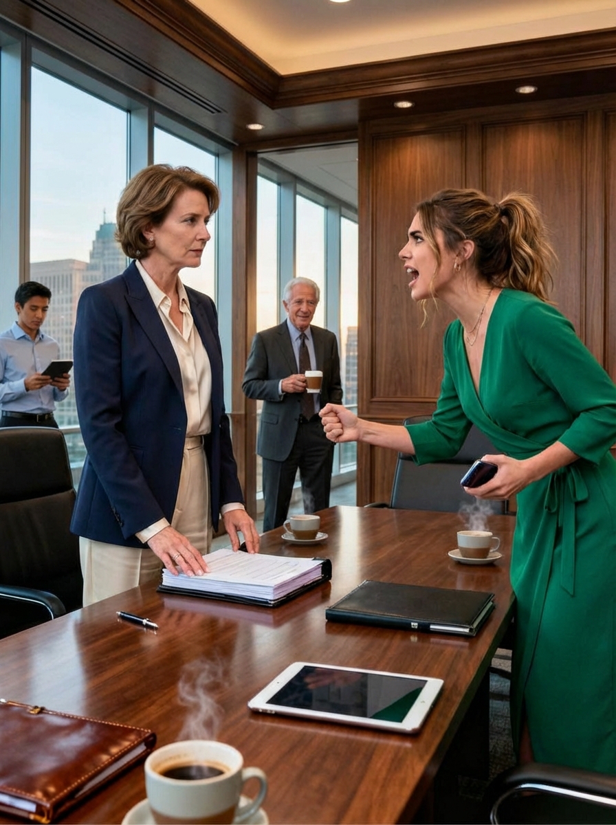 The CEO’s Daughter Mocked My “Boring” Armani Suit—Five Minutes Before a $3.5 Billion Investor Walked In… and I Let the Silence Do the Talking