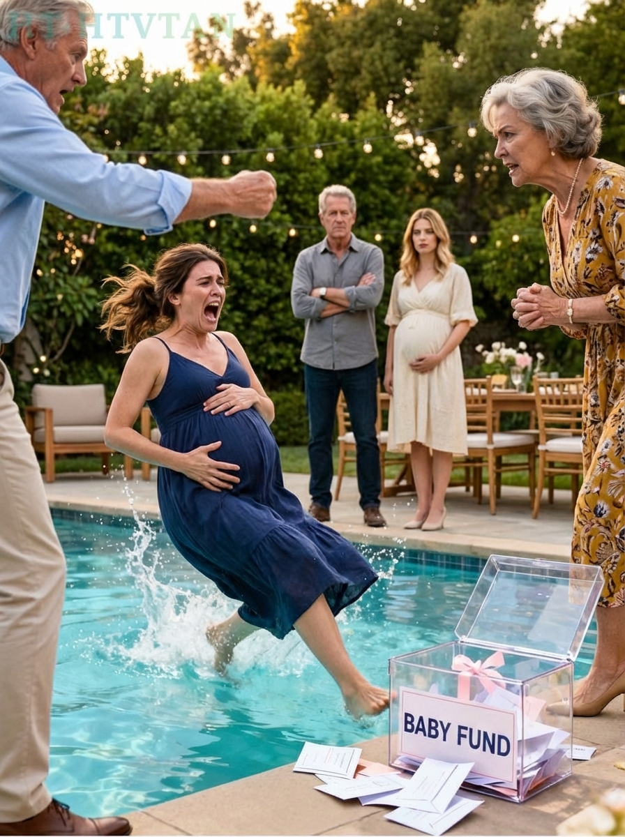 My Twin Sister And I Were Both Eight Months Pregnant. At Her Baby Shower, My Cruel Mom Demanded That I Give My $18,000 Baby Fund To My Sister Saying: ‘She Deserves It More Than You!’ When I Firmly Refused Saying: ‘This Is For My Baby’s Future!’ She Called Me Selfish And Then Suddenly Punched Me Hard In The Stomach With Full Force.