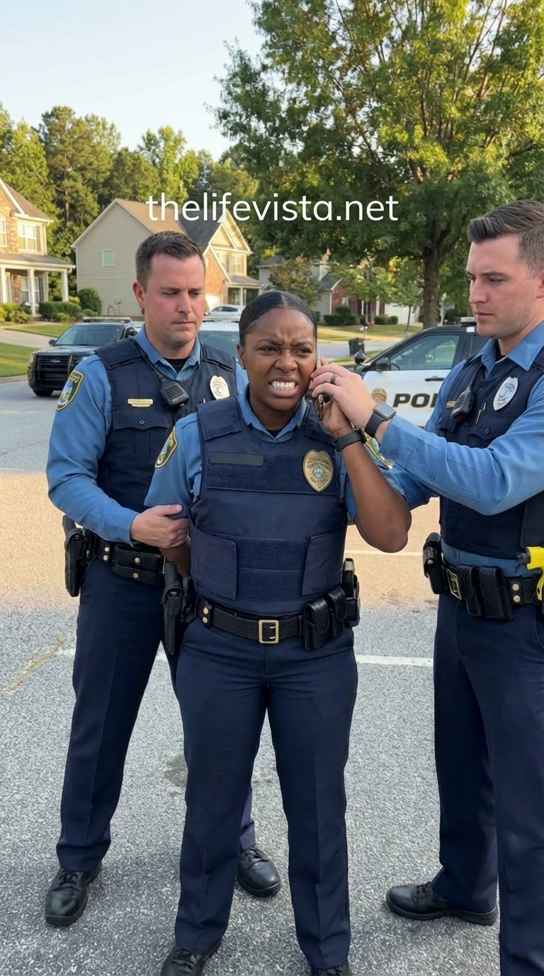 “‘Put Your Hands Up!’ They Arrested Her in Uniform—Then One Call Changed Everything.”