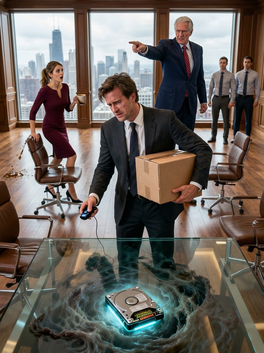 I Was Given Five Minutes To Clear My Desk Before My Wife’s Father-the Ceo- Fired Me In Front Of The Entire Executive Team. Instead Of Snapping, I Said, “Thank You.” Then Nineteen Coworkers Stood Up And Followed Me Out. The Hr Director Went Pale And Muttered: “Call The Lawyer-now”